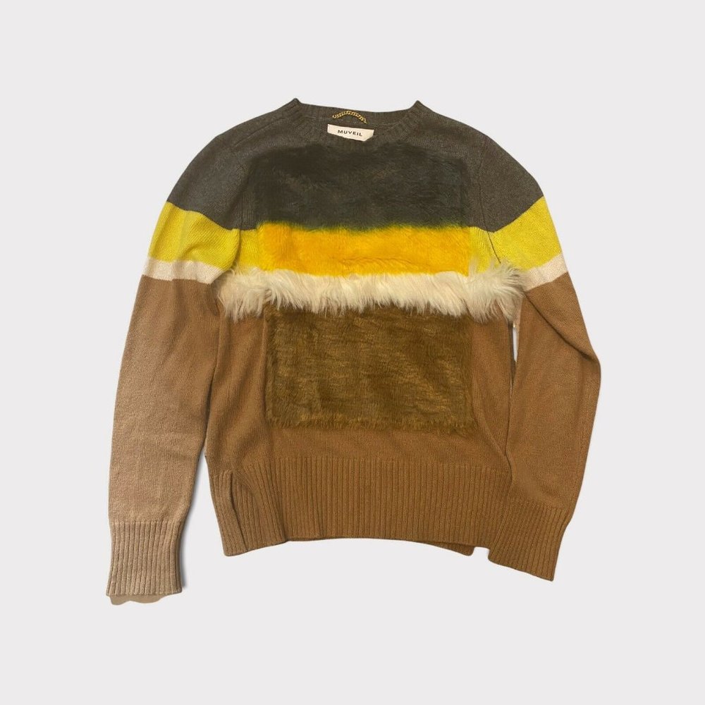 Muveil Knit Sweater Made in Dreamland 307 Giapone Boutique Rayon Wool Cotton